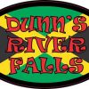 Oval Jamaican Flag Dunn's River Falls Sticker