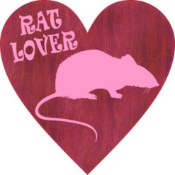 Heart Rat Lover Sticker