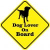 Dog Lover on Board Sticker