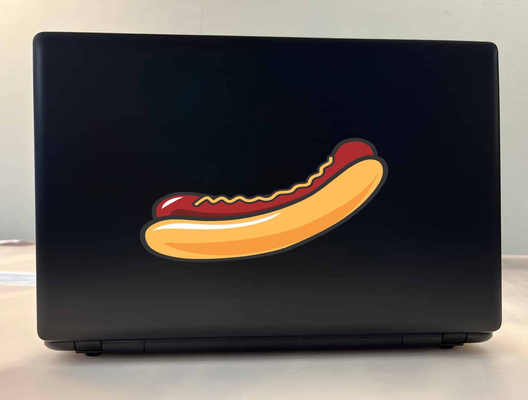 8in x 4in Hotdog Sticker - Image 3