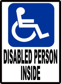 Disabled Person Inside Magnet