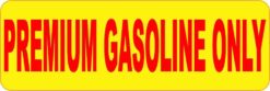 gasoline sticker