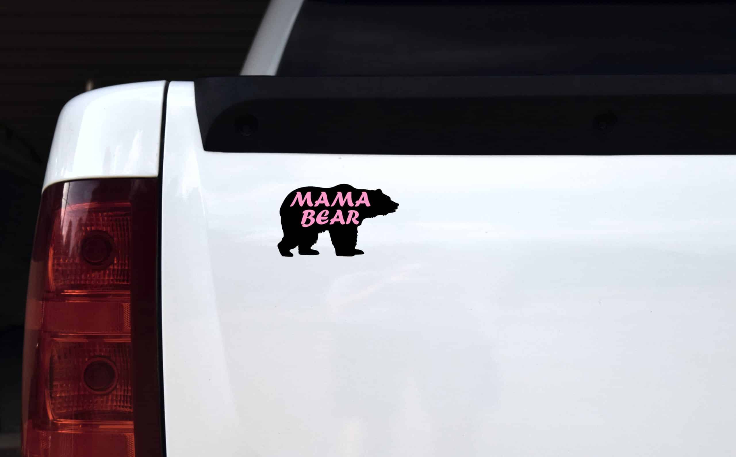 5in x 3in Mama Bear Sticker - Image 3