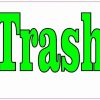 Trash Only Recycle Magnet