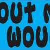 Blue Without Music Life Would Be Flat Vinyl Sticker