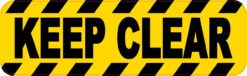 Keep Clear Sticker