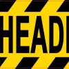 Low Headroom Sticker