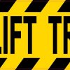 Forklift Traffic Sticker
