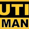 Caution Two Man Lift Sticker
