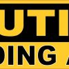 Caution Welding Area Sticker