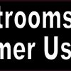 Restrooms For Customer Use Only Magnet