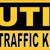 Caution Forklift Traffic Keep Clear Sticker