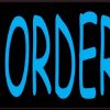 Blue Place Order Here Magnet