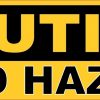 Caution Lead Hazard Sticker
