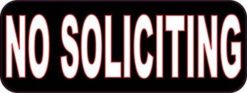 No Soliciting Magnet