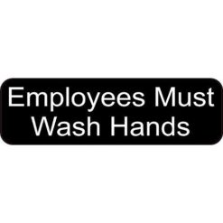 Employees Must Wash Hands Magnet