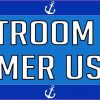 Anchors Restroom For Customer Use Only Sticker