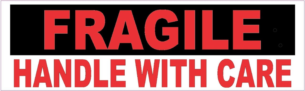 Fragile Handle With Care Magnet