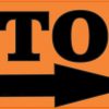 Right Arrow Detour Sticker