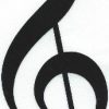 Treble Clef Sticker