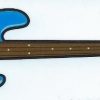 Blue Electric Guitar Sticker