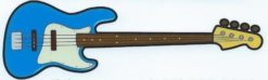 Blue Electric Guitar Sticker