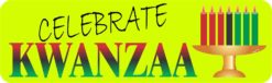 Celebrate Kwanzaa Bumper Sticker