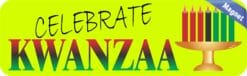 10in x 3in Celebrate Kwanzaa Magnet