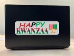 10in x 3in Happy Kwanzaa Bumper Sticker