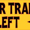 Faster Traffic Keep Left Bumper Sticker