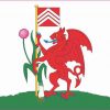 Cardiff Flag Sticker