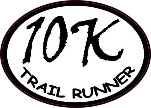 Oval Trail Runner 10K Sticker