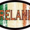 Flag Oval Ireland Sticker