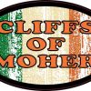 Oval Irish Flag Cliffs of Moher Sticker