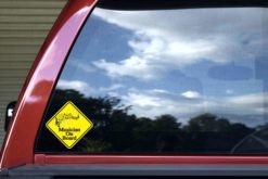 Alternative view of 5in x 5in Musician On Board Magnet
