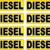 Yellow Diesel Stickers