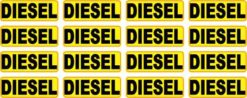 Yellow Diesel Stickers