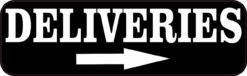 Right Arrow Deliveries Sticker