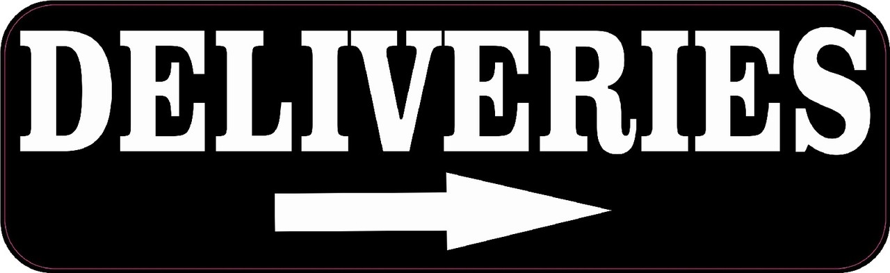 Right Arrow Deliveries Sticker