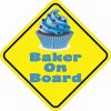 Baker On Board Sticker