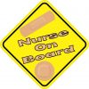 Nurse On Board Sticker