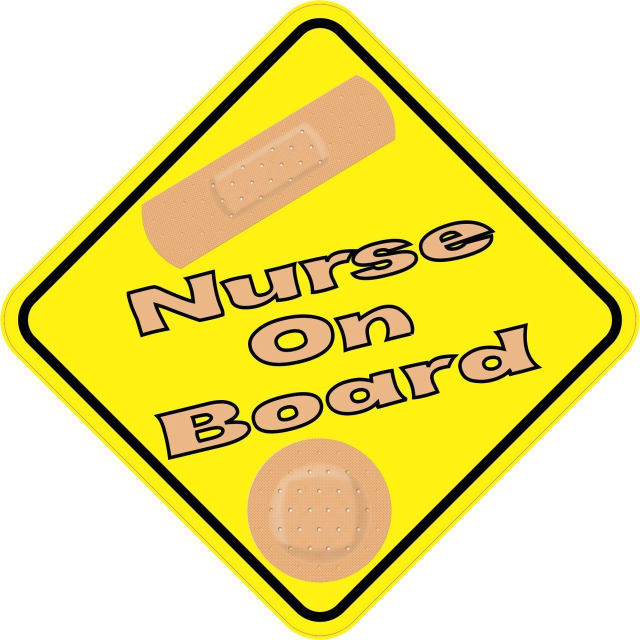 Nurse On Board Sticker