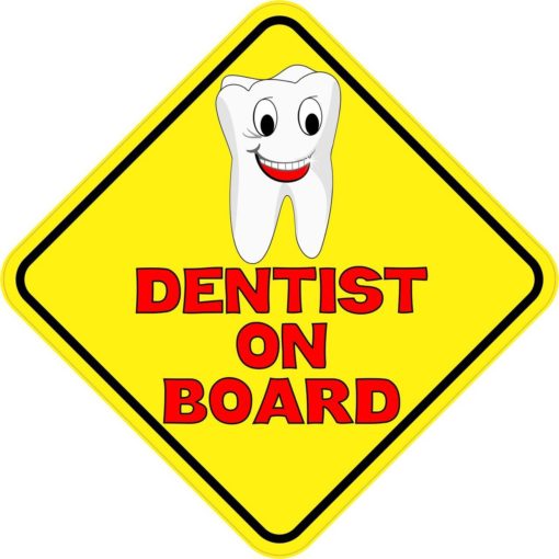 Dentist On Board Sticker
