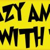 I'm Lazy and I'm Okay with That Bumper Sticker