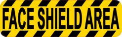 Face Shield Area Sticker