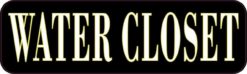 Water Closet Sticker