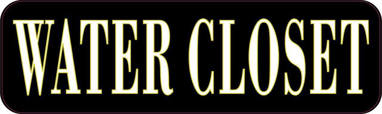 Water Closet Sticker