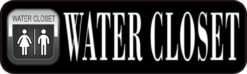 Unisex Water Closet Sticker