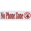 No Phone Zone Sticker