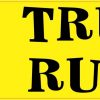 My Truck My Rules Bumper Sticker